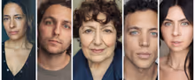 Full Cast Set For MEMORIAM at Southwark Playhouse