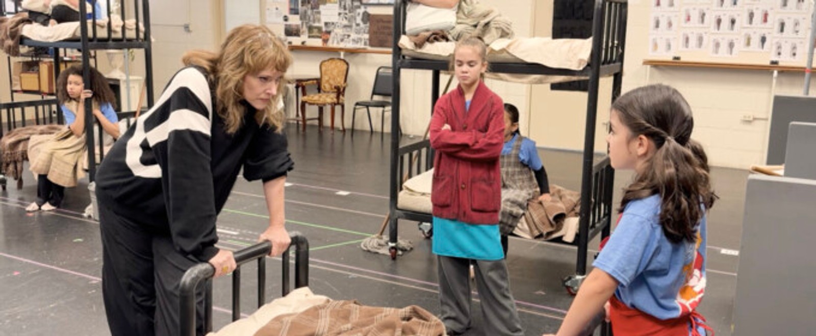 Exclusive: Goodspeed's ANNIE Rehearses 'Hard Knock Life' With Laiken Jules, Emily Skinner & More