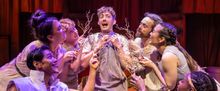 Kevin McHale and More in THE FROGS at Southwark Playhouse