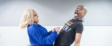 Billy Porter and Marisha Wallace in Rehearsal For CABARET