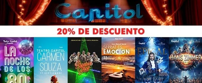 ESPECIAL: El Teatro Capitol conmemora el Día Mundial del Teatro con una promoción en su cartelera