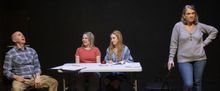 In Rehearsal For A PLACE FOR US By Anthony Laura as Part of the Chain Theater Winter 