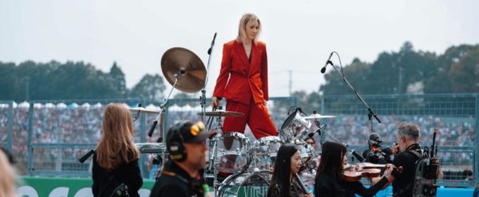 Video: Watch YOSHIKI Perform Japanese National Anthem at 2026 F1 Japanese Grand Prix