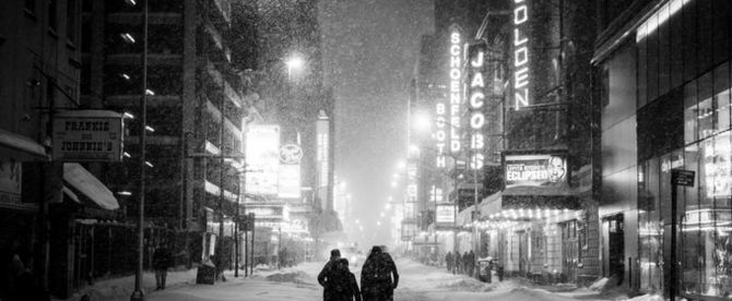 Major Snowstorm Headed Toward NYC; Does Broadway Close Down Because of Snow?