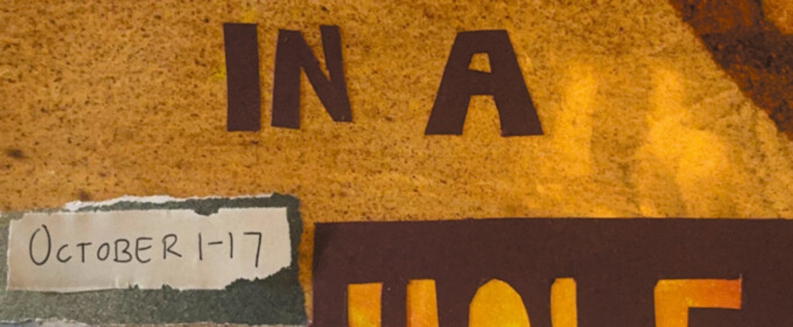 GOD IN A HOLE Will Make World Premiere at the Bramble Arts Loft