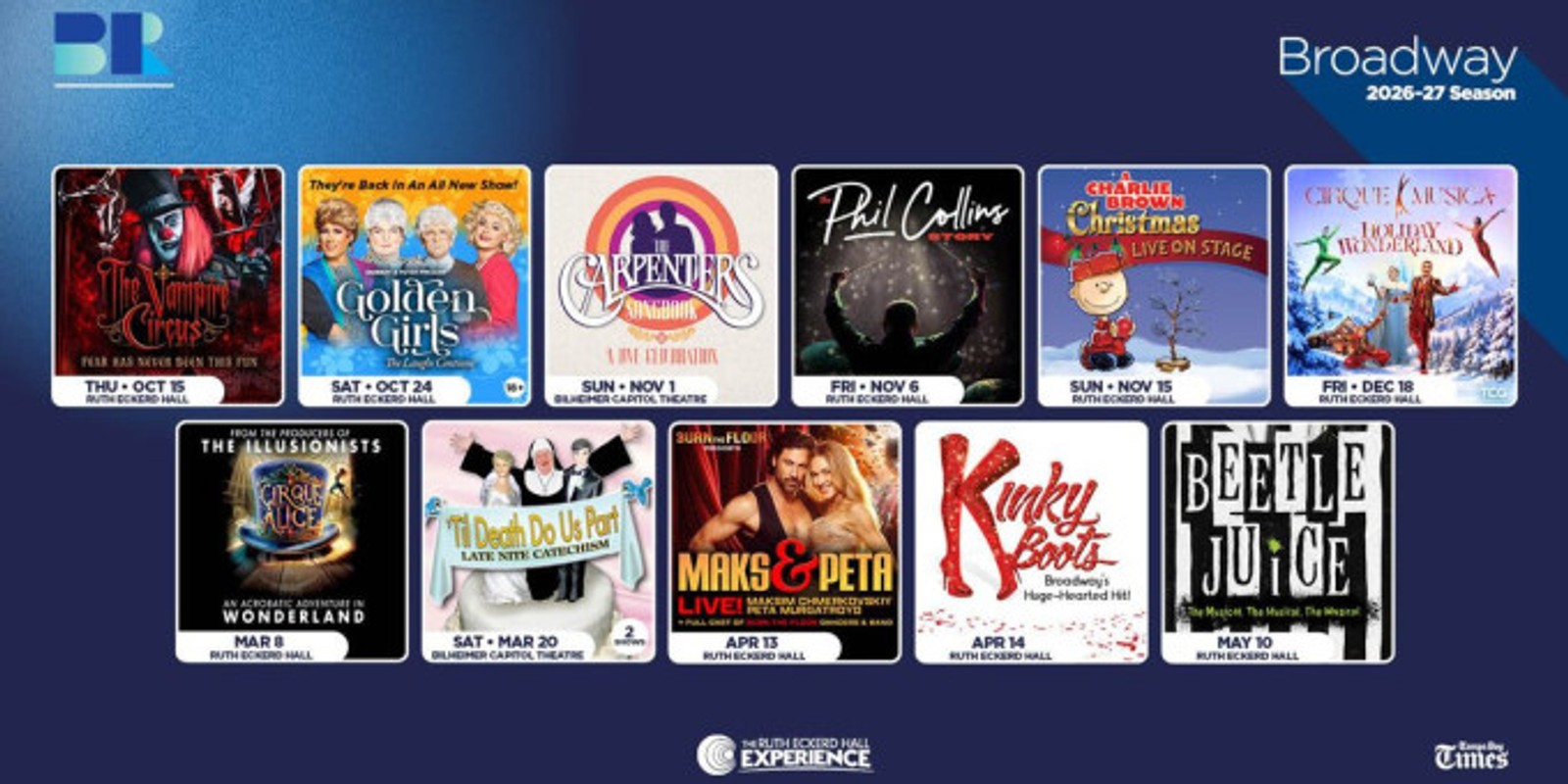 Spotlight: Broadway Magic Returns to Ruth Eckerd Hall in Tampa