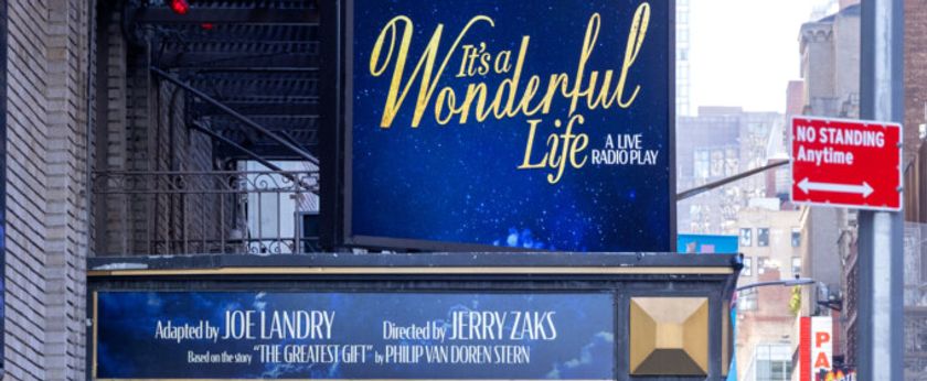 Up on the Marquee: IT'S A WONDERFUL LIFE Lands on Broadway Photo