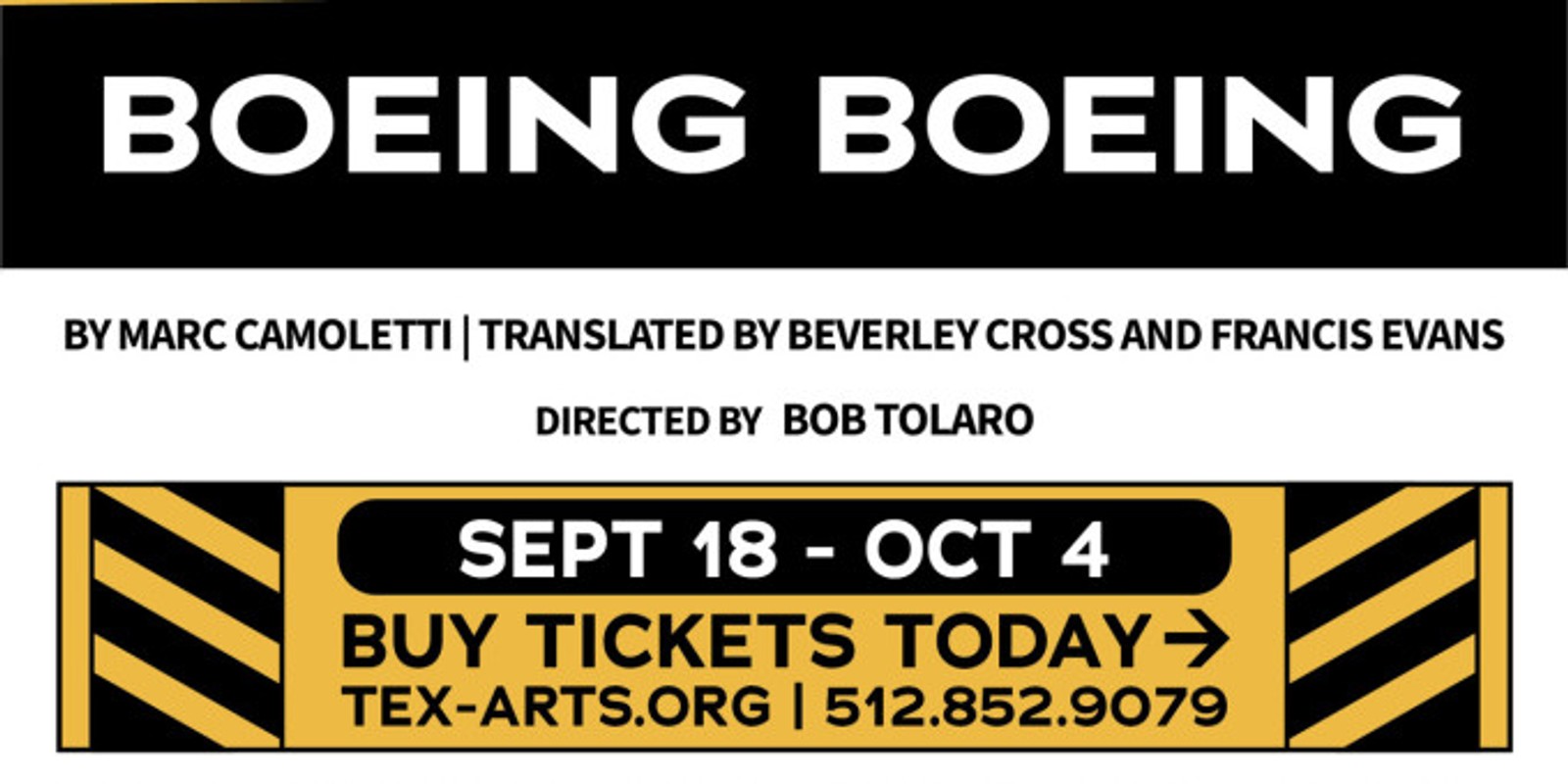 Spotlight: Boeing Boeing at TexARTS