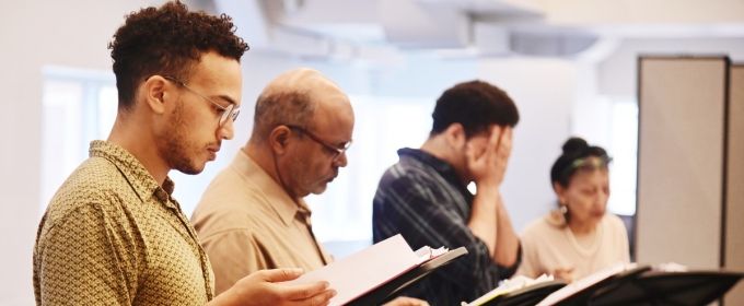 Photos: Roger Q. Mason Presents WAITING FOR A WAKE Reading With Page 73 At Open  Photos