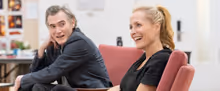 Gillian Anderson and Billy Crudup in Rehearsals for WHO'S AFRAID OF VIRGINIA WOOLF?