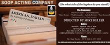 AMERICAN, ITALIAN to Make World Premiere at The Chain Theatre