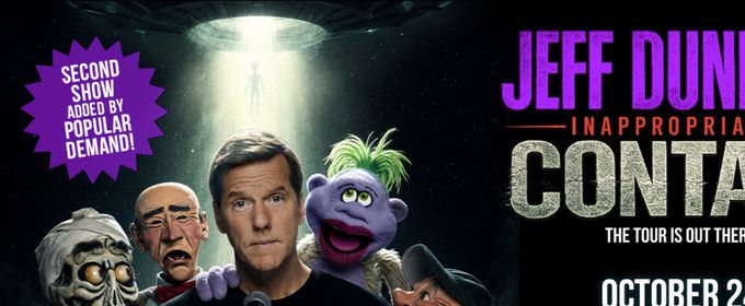 JEFF DUNHAM Adds 2nd Show at The Weidner for INAPPROPRIATE CONTACT Tour