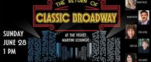 AN EVENING OF CLASSIC BROADWAY to Return to Vitello's in Studio City