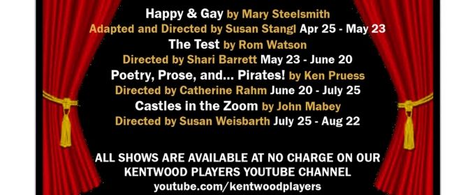 BWW Feature: VIRTUAL THEATER SERIES Schedule at Kentwood Players Photos