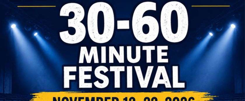 30–60 MINUTE FESTIVAL to Launch in LA This Fall, Call for Artists Open Photo