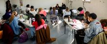 In Rehearsals for CHASING GRACE at ART/NY Mezzanine Theatre