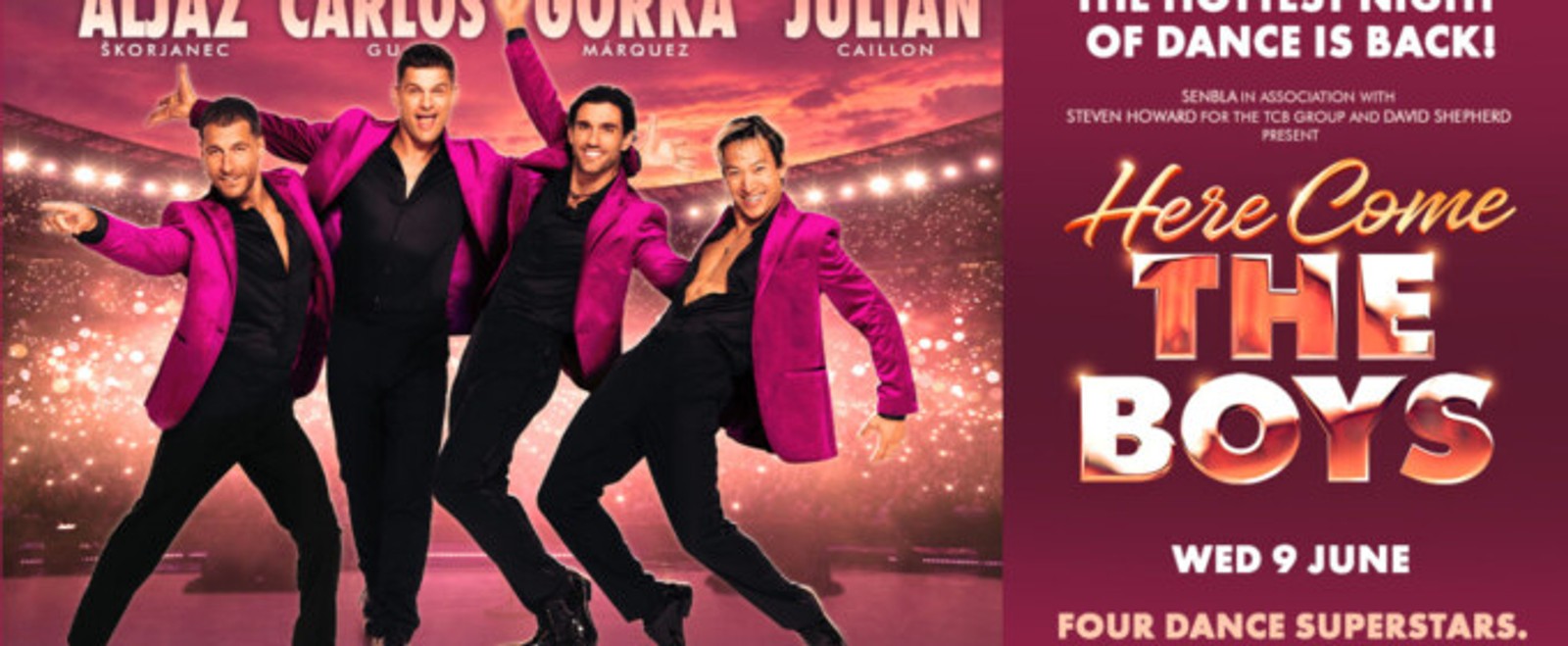 HERE COME THE BOYS! Strictly Stars to Launch June 2027 UK Tour