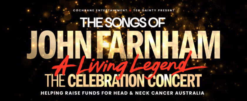 THE SONGS OF JOHN FARNHAM Concert to Broadcast Live at HOYTS Cinemas Photo