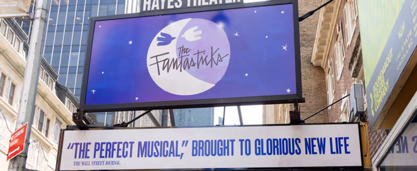 Up on the Marquee: THE FANTASTICKS Arrives on Broadway Photo