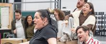BANK OF DAVE THE MUSICAL in Rehearsal