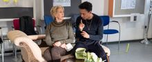 Patricia Hodge and Robert Bathurst in Rehearsals for THE RIVALS at Orange Tree