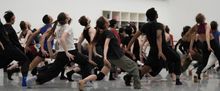 English National Ballet In Rehearsal for BODY & SOUL