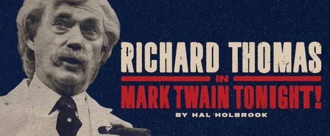 MARK TWAIN TONIGHT! Will Come to the Washington Pavilion in 2027