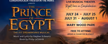 THE PRINCE OF EGYPT to Open at Mary Wood Park from Conshohocken Theater in the Parks