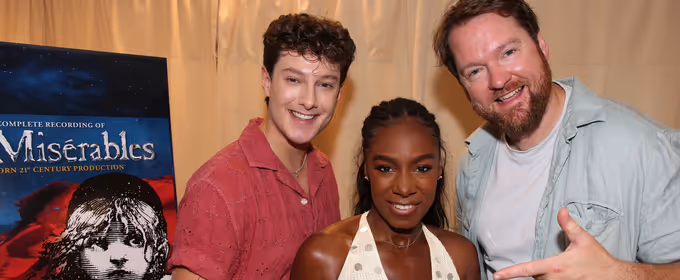 Photos: LES MISÉRABLES Stars Jac Yarrow, Shan Ako & Killian Donnelly Celebrate 40th Anniversary Cast Recording Photo