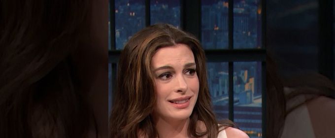 Anne Hathaway Reveals She Reads Greek Mythology for Fun on LATE NIGHT