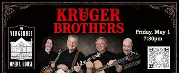The Kruger Brothers Will Return to Vergennes Opera House to Close Out Season