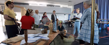 Peter Polycarpou and More in Rehearsal For THE HOLLOW UK and Ireland Tour