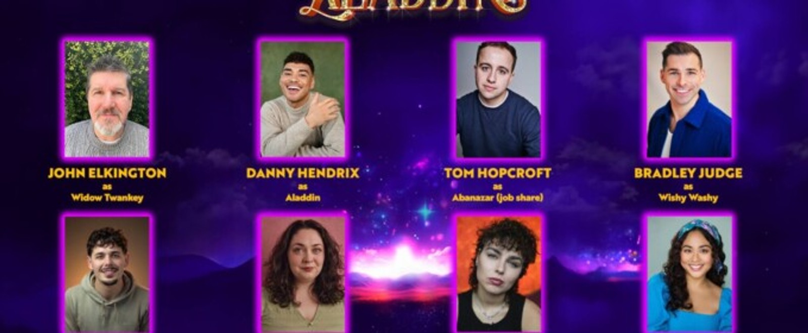 ALADDIN Cast Set for Nottingham Playhouse
