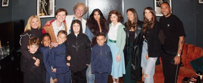 Photos: Kim Kardashian Attends BACK TO THE FUTURE The Musical in the West End Photos