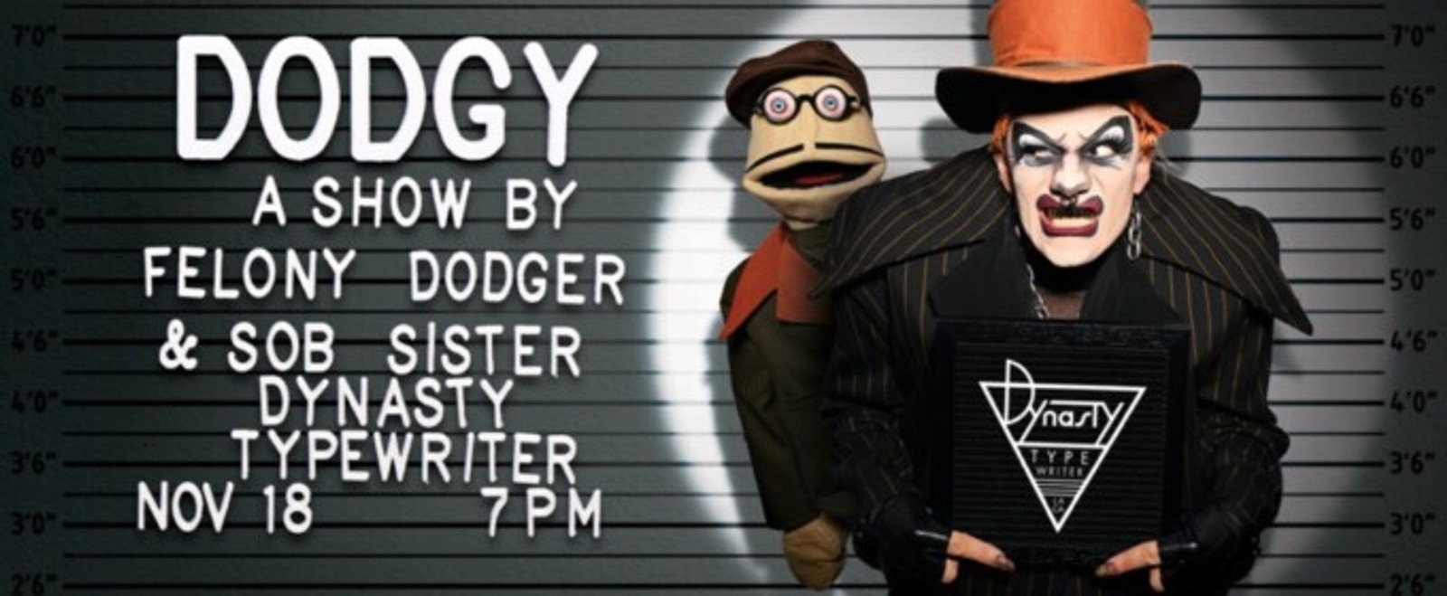 DODGY to Premiere at Dynasty Typewriter Starring Felony Dodger