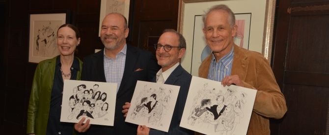 Photos: STROKE OF GENIUS: HIRSCHFELD AT THE ALGONQUIN Opens in the Oak Room