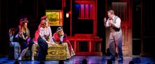 Megan Mullally and Nick Offerman in ICEBOY! at the Goodman