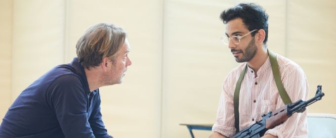Photo Flash: Go Inside Rehearsals for THE INVISIBLE HAND at Kiln Theatre Photos
