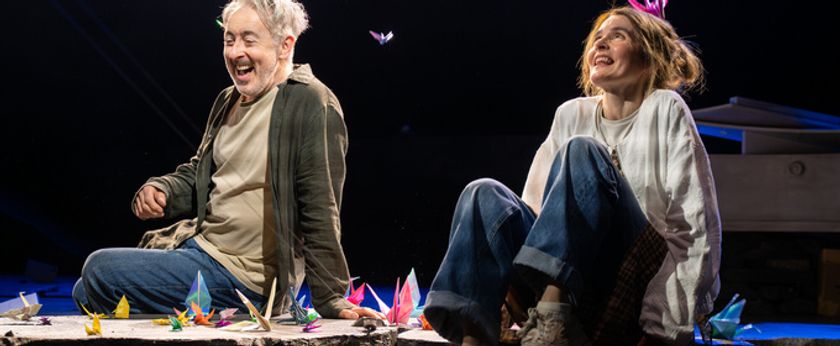 Photos: Alan Cumming and Shirley Henderson in A HISTORY OF PAPER at Pitlochry Festival Theatre Photo