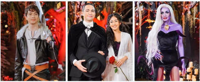 PHOTOS: Monasterio, Villanueva Walk the 'Blood Carpet' as Phantom and Christine Photos
