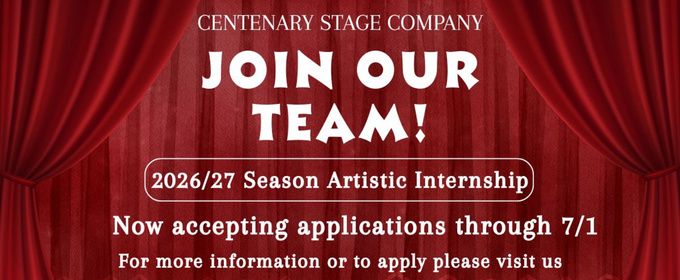 Centenary Stage Company Now Accepting Applications for Artistic Internship Program