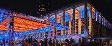 Lincoln Center Lights Up for New York Knicks