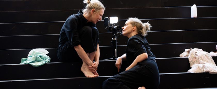 Photos: Cate Blanchett and Nina Hoss in Rehearsal For ELEKTRA/PERSONA at the National Theatre Photo