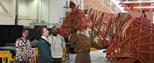 Princess Anne Visits National Theatre to Celebrate Apprenticeships Scheme
