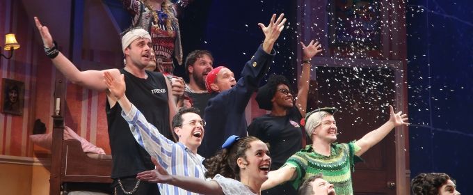 Photos: The Cast of PETER PAN GOES WRONG and Neil Patrick Harris Take Opening Ni Photos