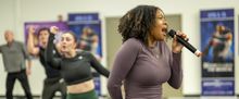 THE VOICE's Aliyah Khaylyn in Rehearsals for THE BODYGUARD at OFC Creations Theatre C