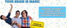BRAINS ON! LIVE to Bring Science Comedy to Ent Center for the Arts