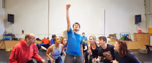 Inside Rehearsal For Corn Exchange Newbury's Christmas Pantomime, JACK AND THE BEANST