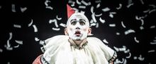 Adam Gillen and Katherine Langford in CABARET AT THE KIT KAT CLUB in London