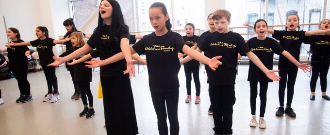 Photo Flash: THE ADDAMS FAMILY Haunts Broadway Workshop Photos
